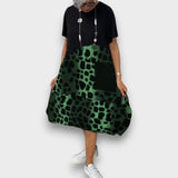 KELLY - VESTIDO MIDI ELEGANTE COM CORTE