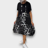 KELLY - VESTIDO MIDI ELEGANTE COM CORTE