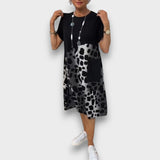 KELLY - VESTIDO MIDI ELEGANTE COM CORTE