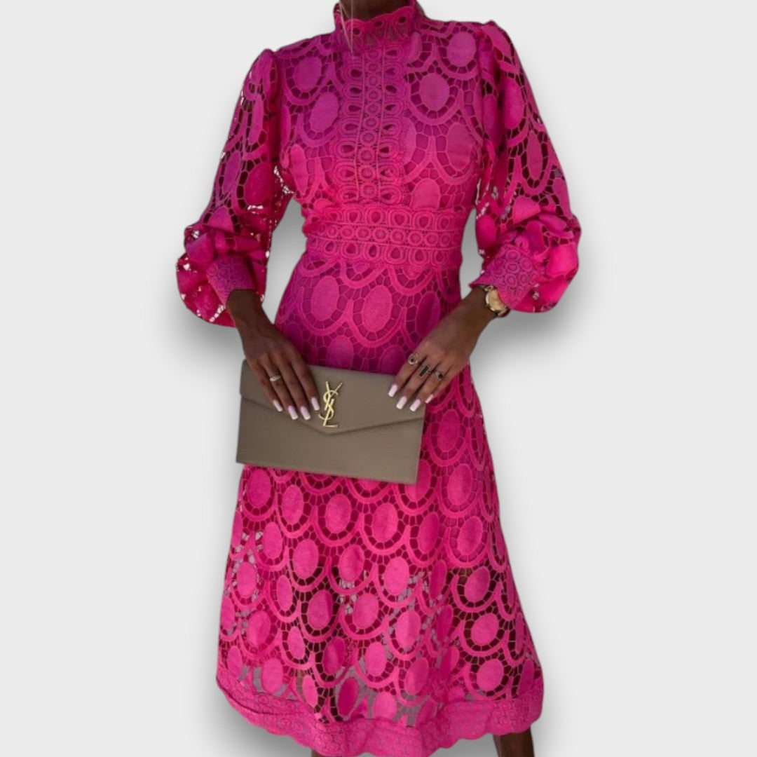 LÍDIA - VESTIDO ELEGANTE DE RENDA