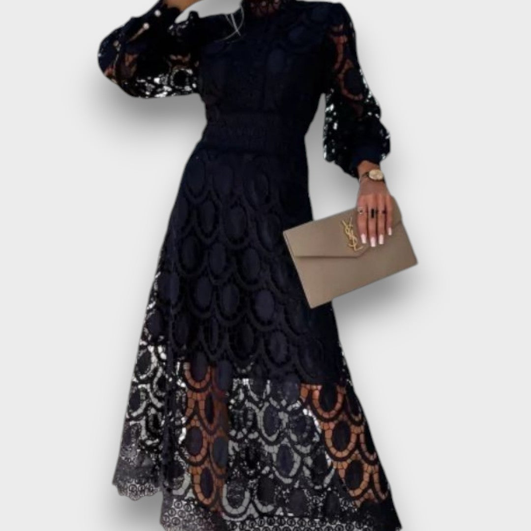 LÍDIA - VESTIDO ELEGANTE DE RENDA