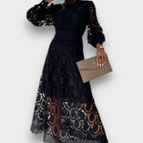 LÍDIA - VESTIDO ELEGANTE DE RENDA