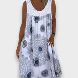 LÚCIA - VESTIDO CASUAL DE PRIMAVERA COM TECIDO LEVE