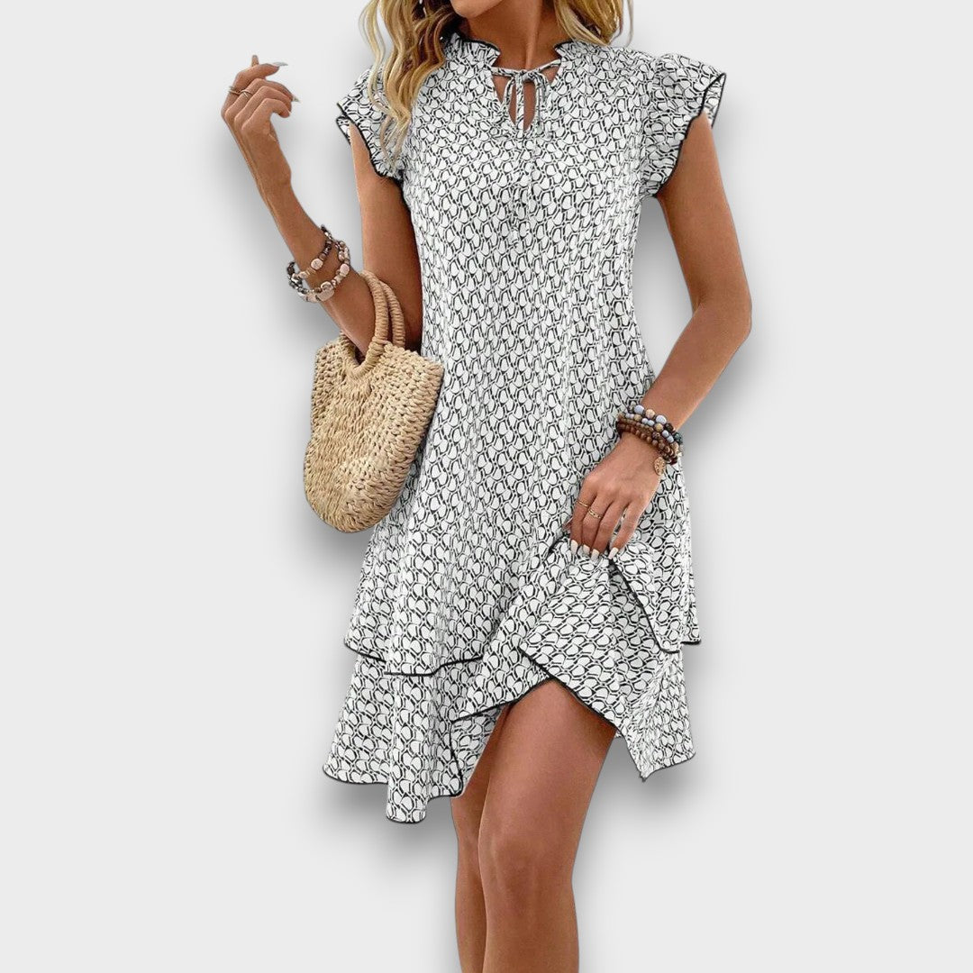MIRELA - VESTIDO DE PRIMAVERA CURTO FLORAL