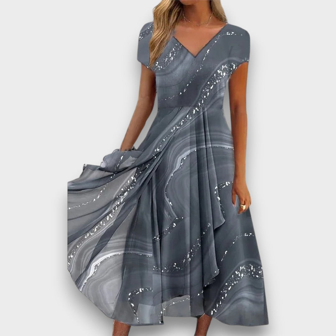 VANESSA - VESTIDO MIDI ELEGANTE