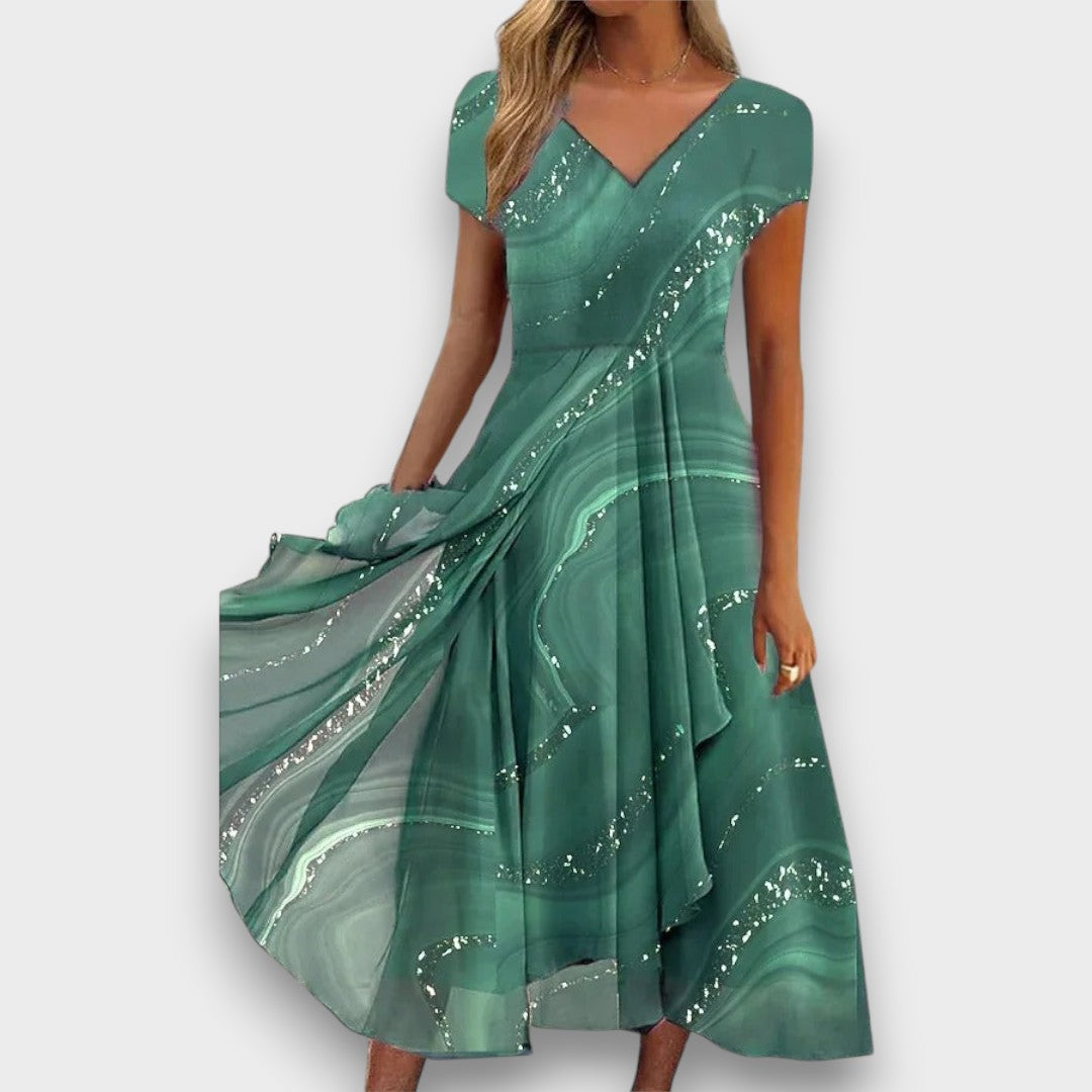 VANESSA - VESTIDO MIDI ELEGANTE
