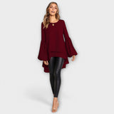 Blusa Aria - Primavera com decote redondo