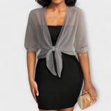 Olivia - Blusa com frente aberta