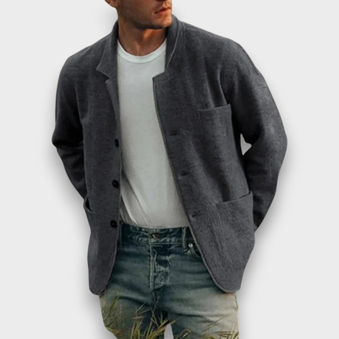 RONALDO - BLAZER CASUAL ABOTOADO COM CONFORTO