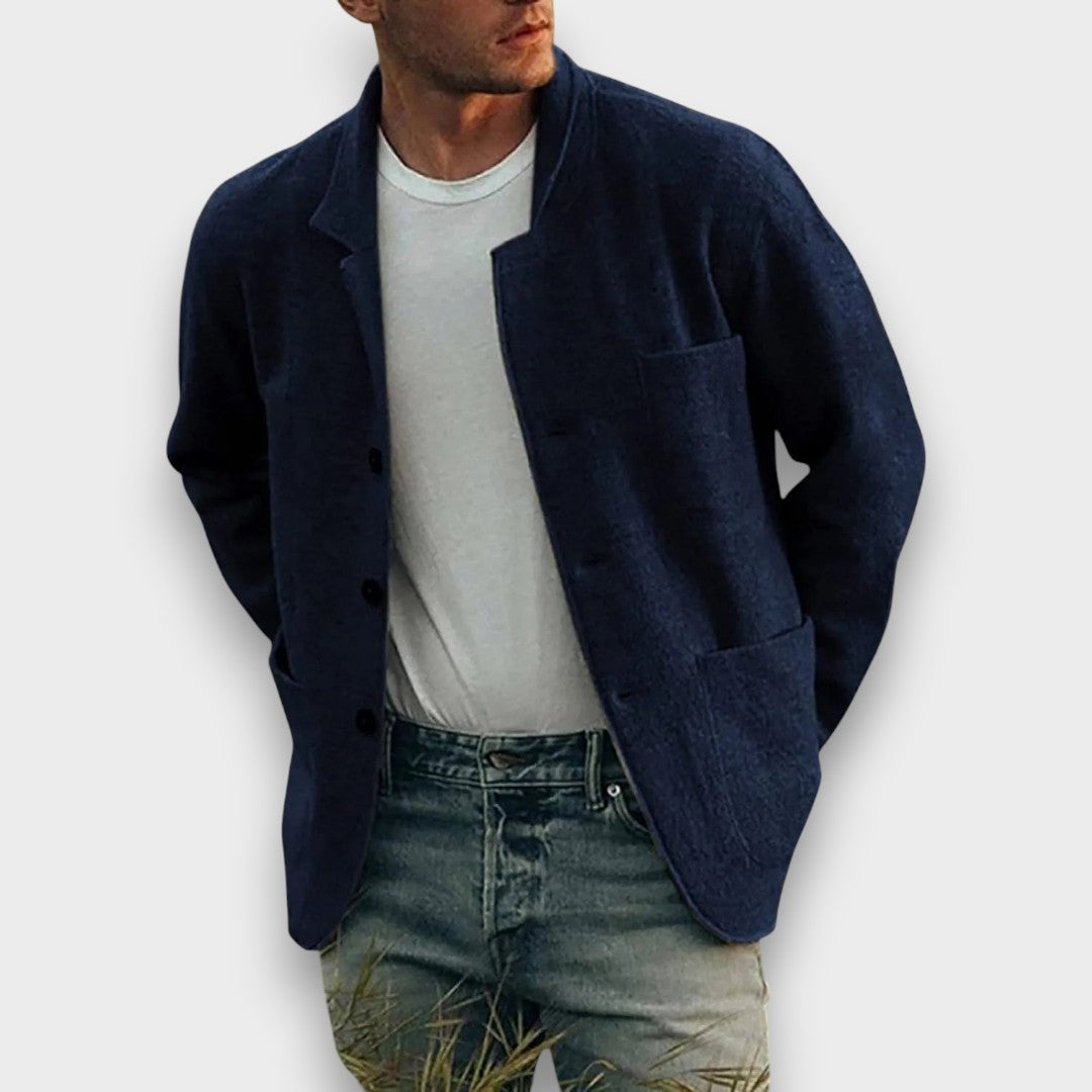 RONALDO - BLAZER CASUAL ABOTOADO COM CONFORTO