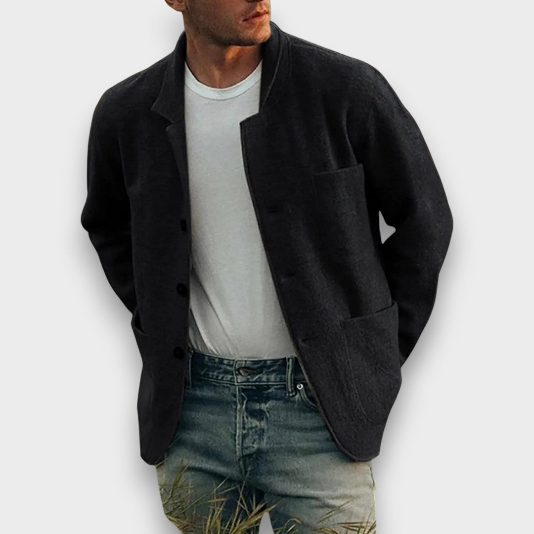 RONALDO - BLAZER CASUAL ABOTOADO COM CONFORTO