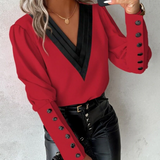 SORAIA - BLUSA ELEGANTE COM DETALHE ITALIANO