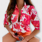 Blusa com colarinho clássico